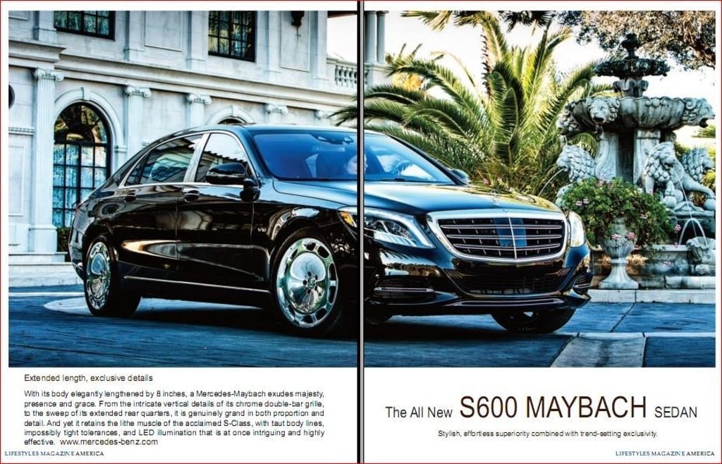 Black Mercedes-Maybach S600 sedan